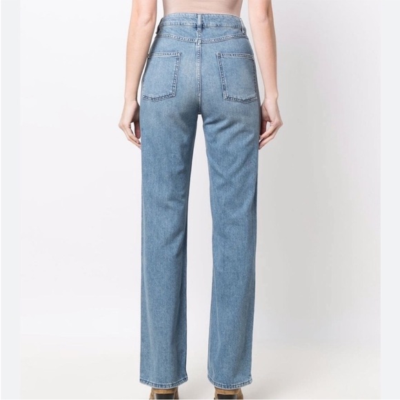 ba&sh Clifford Baggy Medium Wash Jeans Size 2 - Picture 2 of 13